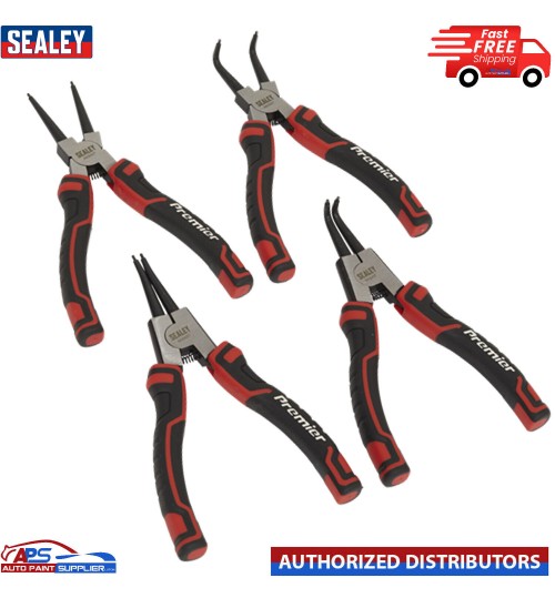 Sealey Circlip Pliers Set 4pc 180mm AK8457